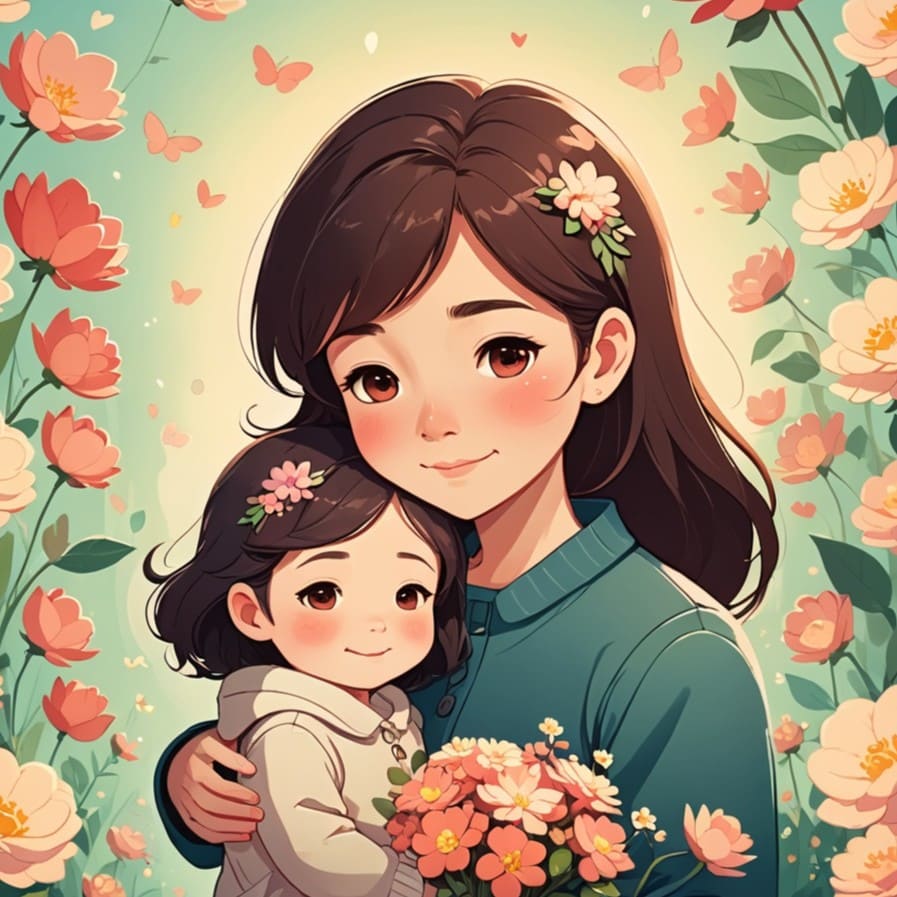 母親節祝福圖案